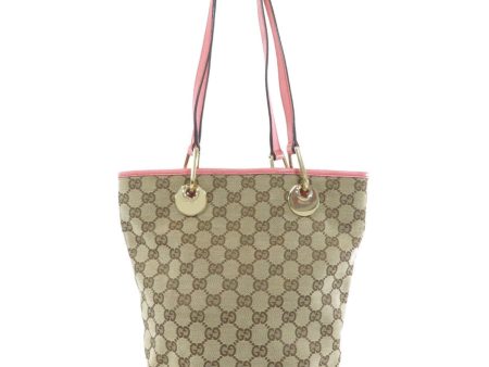 Gucci 120840 GG Tote Bag Canvas Ladies Sale