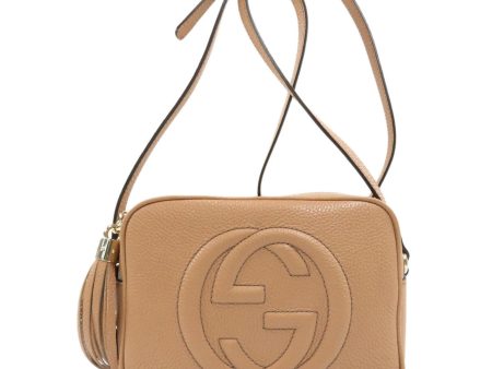 Gucci 308364 Soho Interlocking G Shoulder Bag Calf Ladies Sale