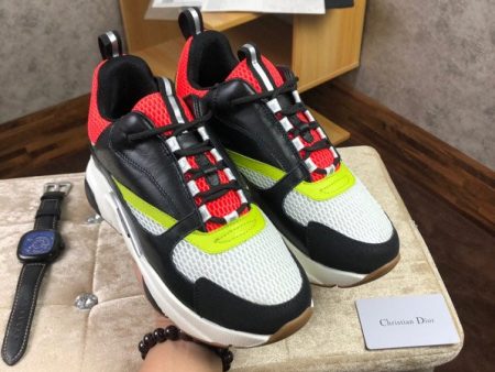 Christian Dior B22 Red And Yellow Sneaker Online now