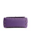 Chanel Purple Caviar Chevron Mini Coco Handle Bag Sale