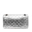 Chanel Metallic Silver Maxi Classic Reissue 2.55 Online