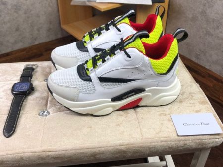 Christian Dior B22 White And Yellow Sneaker Online Sale