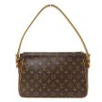 LOUIS VUITTON Bag Monogram Women s Shoulder Vivacite GM Brown 51163 For Cheap