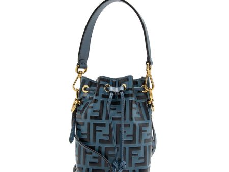 Fendi FF Embossed Calfskin Mon Tresor Bucket Bag Online now