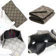 Gucci ?? BALENCIAGA Gucci Balenciaga Collaboration The Hacker Project Paper Mini Wallet Trifold Canvas Leather 681704 Beige Gold Hardware Online