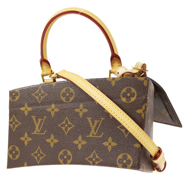 LOUIS VUITTON★ TWISTED BOX 2WAY SHOULDER HANDBAG MONOGRAM M40275 58090 Discount