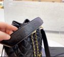 Black Chanel woman handbag For Cheap