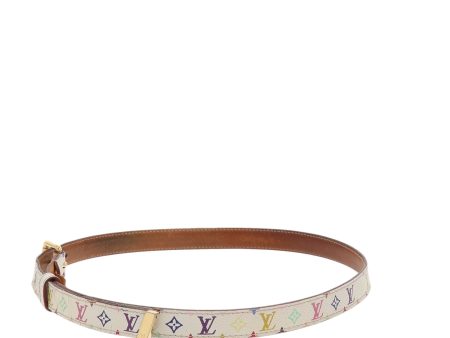 LOUIS VUITTON Belt in Multicolor Canvas Hot on Sale