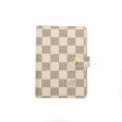 LOUIS VUITTON Agenda Cover in White Canvas Online Hot Sale