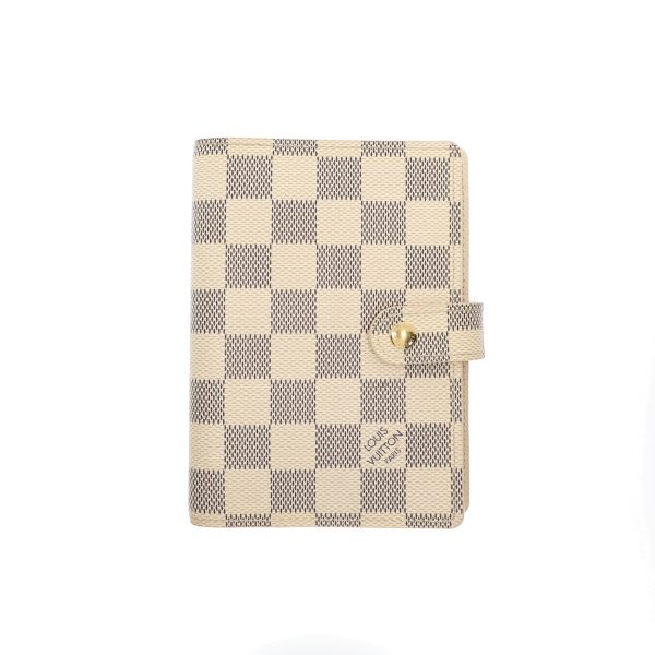 LOUIS VUITTON Agenda Cover in White Canvas Online Hot Sale