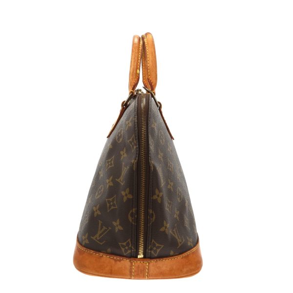 LOUIS VUITTON Alma Handbag in Brown Canvas Online now