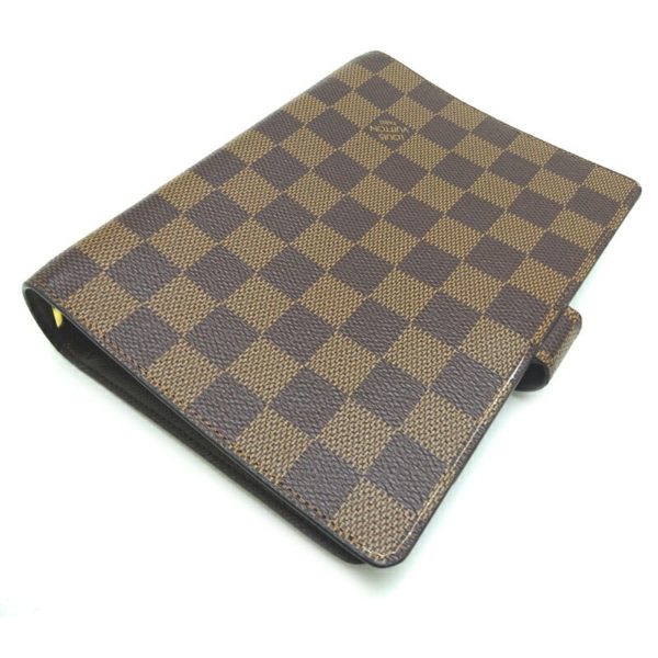 Louis Vuitton Agenda MM Name  Y.I  Entering Ladies  Notebook Cover R20240 Damier Ebene (Brown) Discount