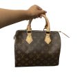 LOUIS VUITTON - Excellent - Speedy 25 - Brown Monogram Coated Canvas Satchel Online now