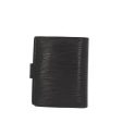 LOUIS VUITTON Agenda Cover in Black Leather For Discount