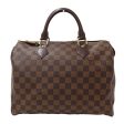 LOUIS VUITTON Bag Damier Women s Handbag Speedy 30 Brown M41526 on Sale