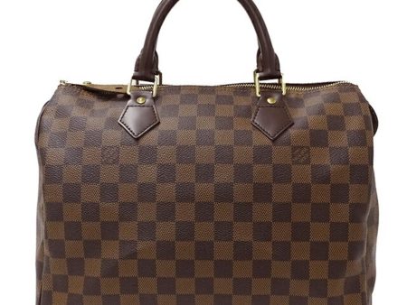 LOUIS VUITTON Bag Damier Women s Handbag Speedy 30 Brown M41526 on Sale