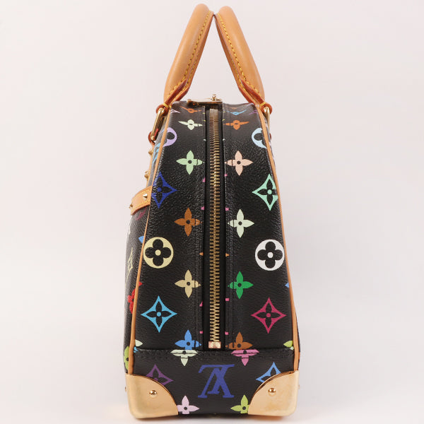 LOUIS VUITTON 2005 Made Monogram Multicolor Trouville Noir For Sale