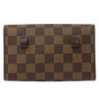 LOUIS VUITTON Bag Damier Men s Women s Waist Pouch Body Pochette Florentine N51856 Brown Online