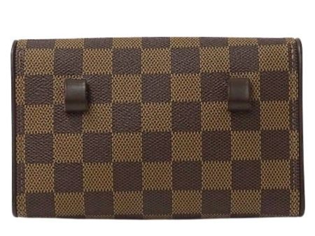 LOUIS VUITTON Bag Damier Men s Women s Waist Pouch Body Pochette Florentine N51856 Brown Online