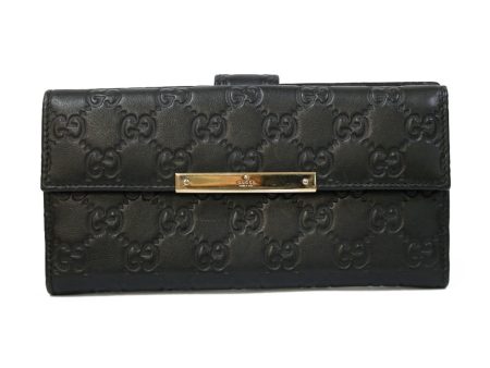 Gucci long wallet leather ladies men s SH-e Fashion