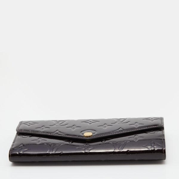 Louis Vuitton Amarante Monogram Vernis Jeanne Wallet on Sale