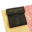 LOUIS VUITTON Bandeau Tropical Flower Scarf Silk Pink Yellow M75272 For Discount