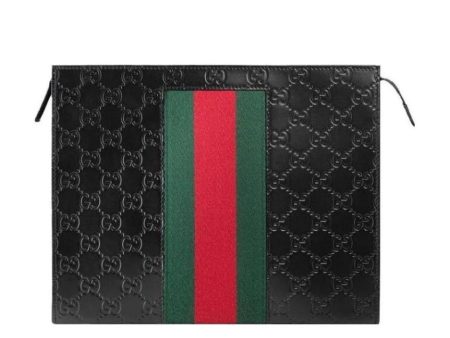 Gucci Logo print clutch bag Supply