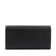 Gucci 598206 A7M0G 1000 Soho Women s Black Calf-Skin Leather Flap-Closure Wallets (GGWW3608) Fashion