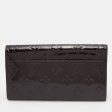 Louis Vuitton Amarante Monogram Vernis Jeanne Wallet on Sale