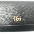 Gucci Long Wallet Continental GG Marmont?456116 Leather Black Men s GUCCI Online Hot Sale