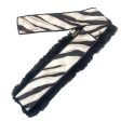 LOUIS VUITTON Bandeau Fleur Muffler Scarf Silk Fox Twilly M74786 Black Beige Ivory Ladies Hot on Sale