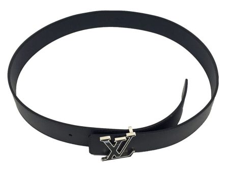 LOUIS VUITTONRare limited  Louis Vuitton leather belt N1002 Sunture LV 100LV 85 size 80-90cm black men s Hot on Sale