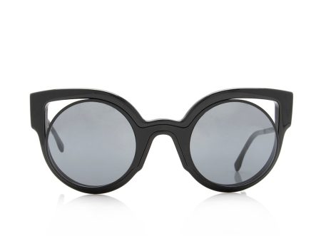 Fendi Cutout Cat Eye Sunglasses Fashion