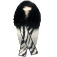 LOUIS VUITTON Bandeau Fleur Muffler Scarf Silk Fox Twilly M74786 Black Beige Ivory Ladies Hot on Sale