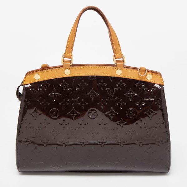 LOUIS VUITTON Amarante Monogram Vernis Brea MM Bag Sale