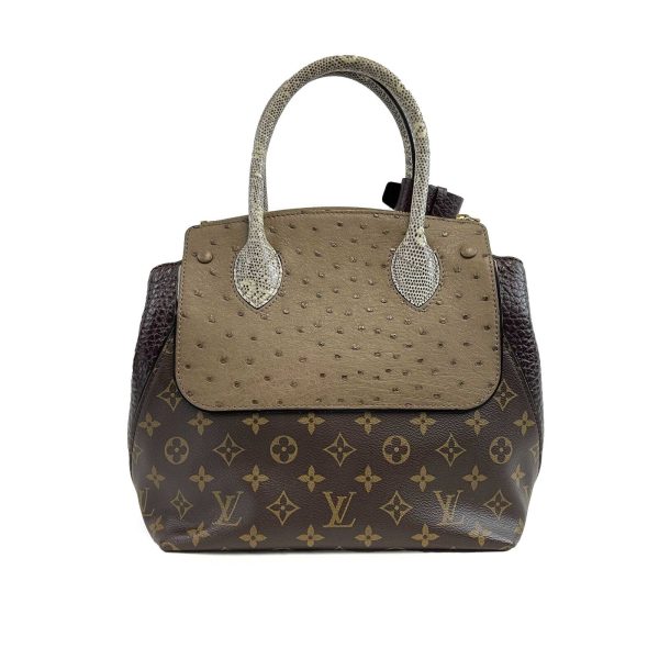 LOUIS VUITTON - Exotique Monogram Ostrich Python Majestueux - MM Bag Online