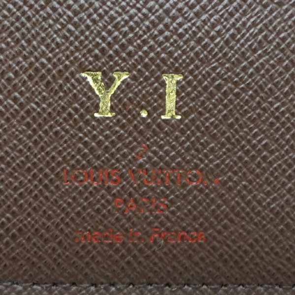 Louis Vuitton Agenda MM Name  Y.I  Entering Ladies  Notebook Cover R20240 Damier Ebene (Brown) Discount