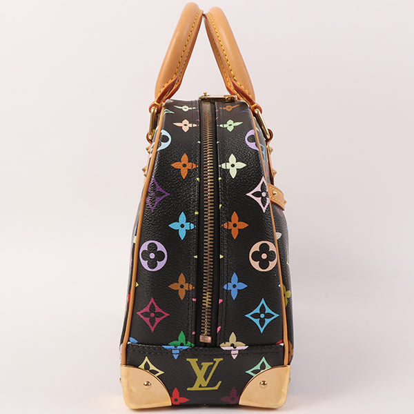 LOUIS VUITTON 2005 Made Monogram Multicolor Trouville Noir For Sale