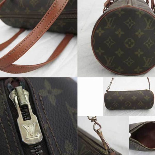 Louis Vuitton Bag Monogram Papillon Brown x Canvas Handbag with Pouch Women s M51385 Supply