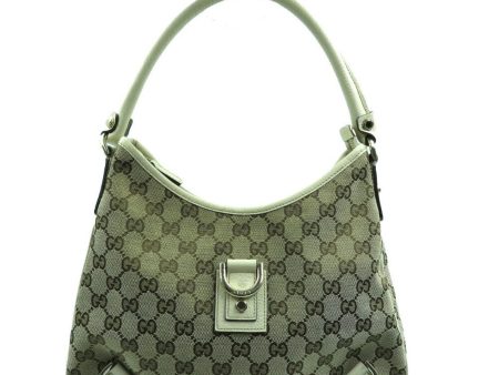 Gucci Abbey Line GG Canvas Leather Beige 130738 Handbag One Shoulder Bag 0045GUCCI Online now