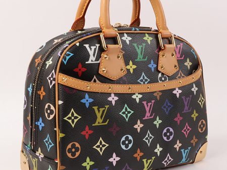 LOUIS VUITTON 2005 Made Monogram Multicolor Trouville Noir For Sale