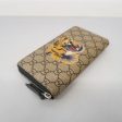 Gucci Long Wallet 451273 Women s GG Supreme Beige,Black Hot on Sale