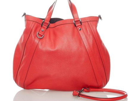 Gucci Abbey Handbag Shoulder Bag 268641 Red Leather Ladies GUCCI Fashion