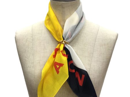 LOUIS VUITTONthing  cup limited scarf muffler bandana cotton yellow × navy white Online Sale