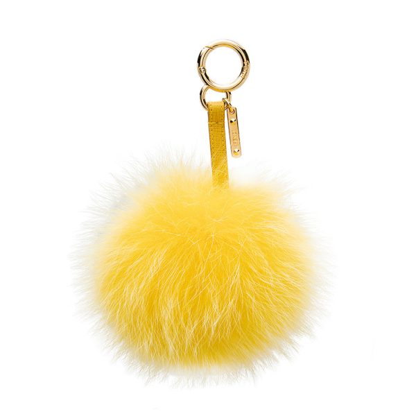 Fendi Fur Pom Pom Bag Charm - FINAL SALE Hot on Sale