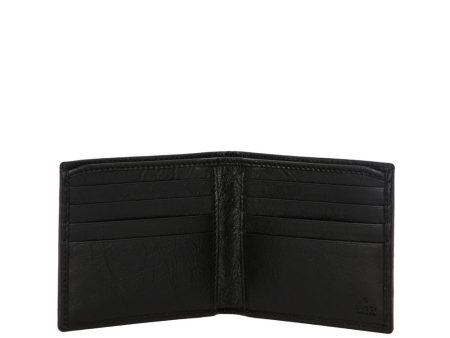 Gucci 575985 1GZ0X 1000 Men s Black Morpheus Fluffy Calf-Skin Leather GG Wallets (GGMW2026) Online Sale