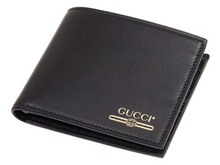 Gucci 547585 0YA0G 1000 Men s Black Calf-Skin Leather GG Print Wallets (GGMW2025) Hot on Sale