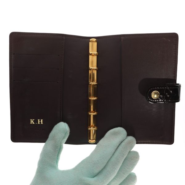 LOUIS VUITTON Agenda Cover in Brown Patent Online Sale