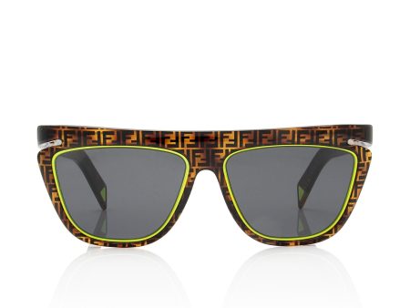 Fendi FF Neon Square Sunglasses Hot on Sale