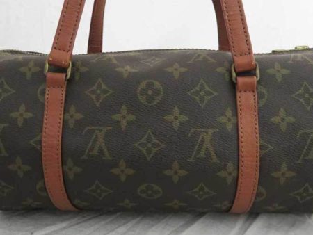 Louis Vuitton Bag Monogram Papillon Brown x Canvas Handbag with Pouch Women s M51385 Supply